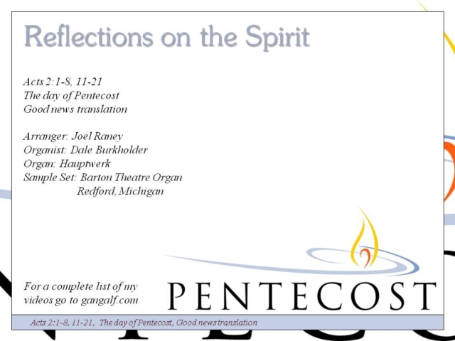 Today we celebrate the day of Pentecost - the birth of the church with how it all began. INJoy...