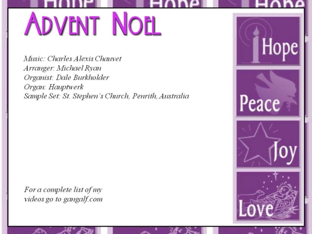 Today we review the themes of Advent - Hope, Peace, Joy, and Love with Offertory #1 for Advent written by Charles Alexis Chauvet.