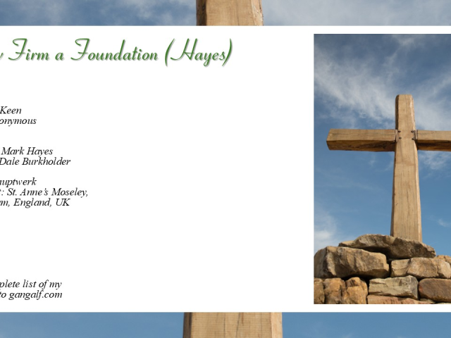 With Christ we have a sure and firm foundation to our faith. INJoy...
