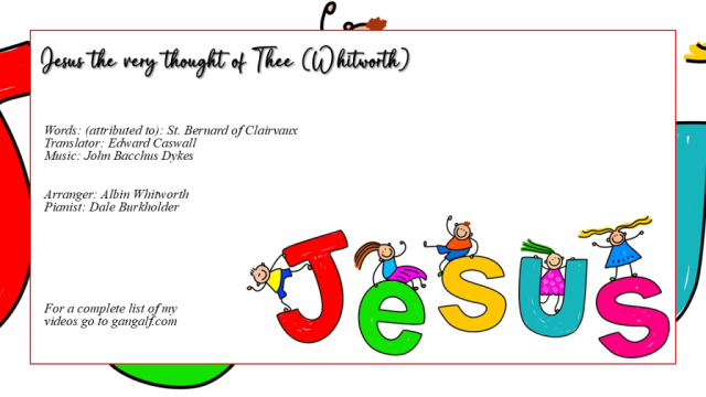 Today we are reminded of how wonderful it is to think about Jesus. INJoy...
