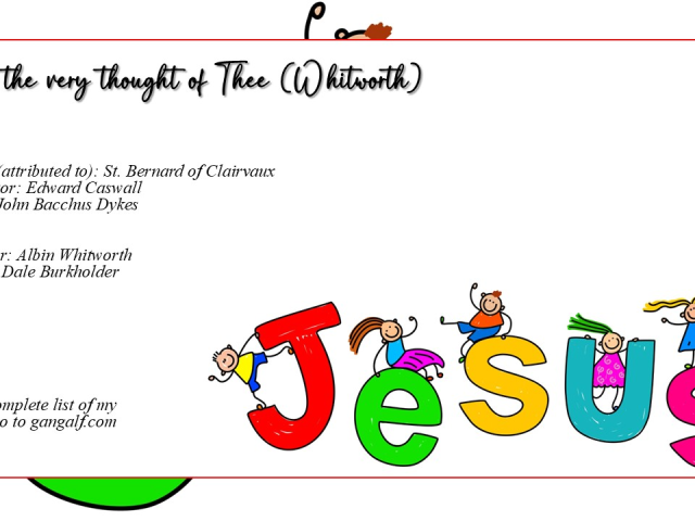 Today we are reminded of how wonderful it is to think about Jesus. INJoy...