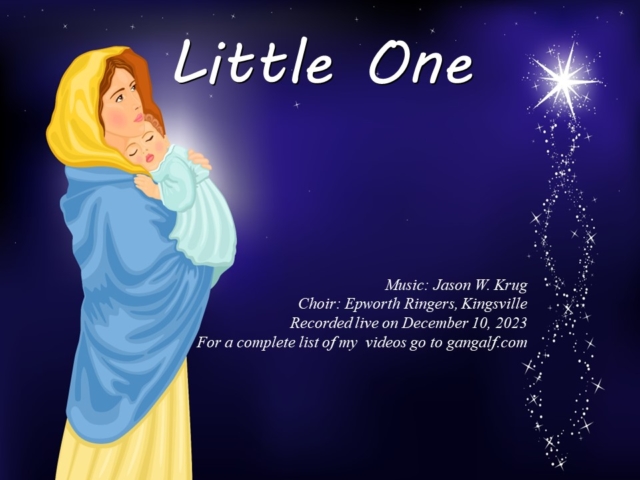 Jason W. Krug has created this loving and beautiful lullaby. Today it is played by the Epworth United Church Ringers. INJoy...