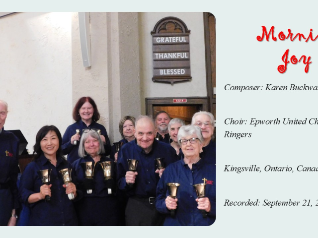 Today my church handbell choir is having fun with our "new" bells and "new" shirts. INJoy...