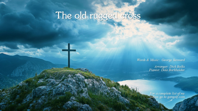 We cannot get enough of the old rugged cross. INJoy...