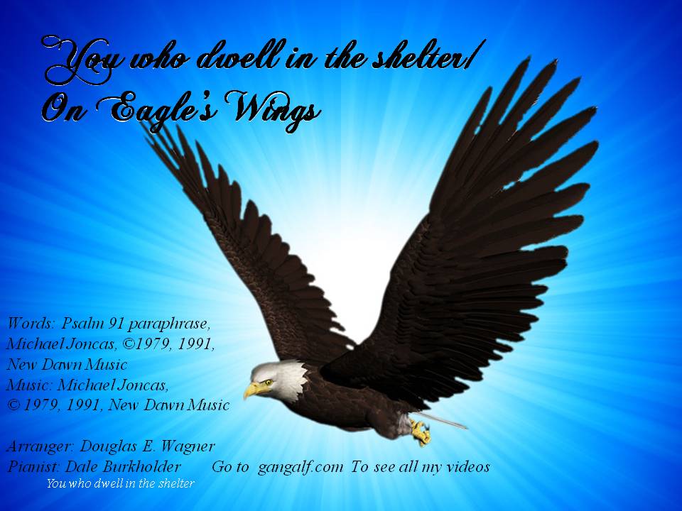 One of the "instant" classic hymns of the church embraced by Roman Catholics and Protestants alike. May God raise you up on eagles wings today.