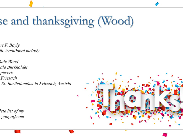 Every day should be thanksgiving and praising day. INJoy...