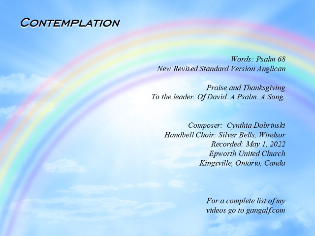 Today's Psalm calls on God to scatter the enemies and thanksgiving for God for doing it. INJoy...