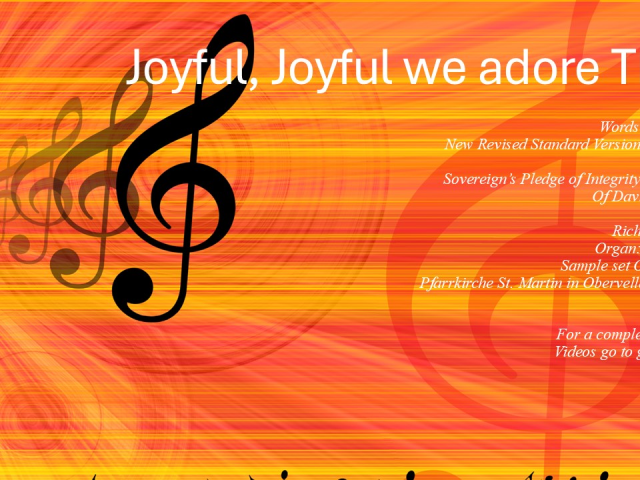Let us sing of loyalty and of justice. INJoy...