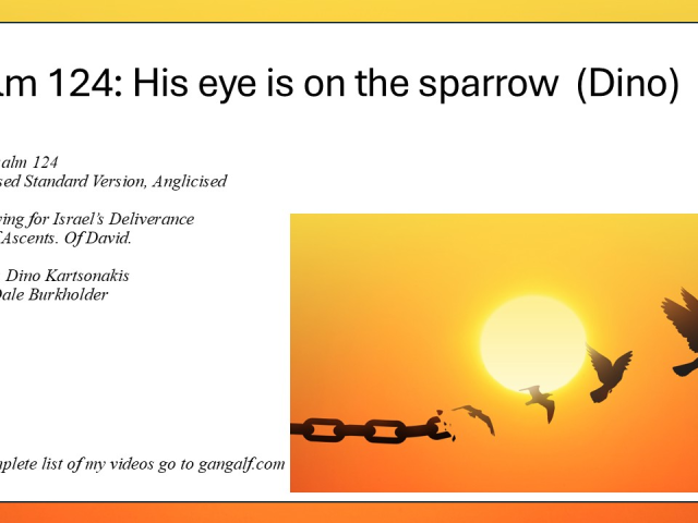 The Psalmist reminds us of God's protection.  INJoy...