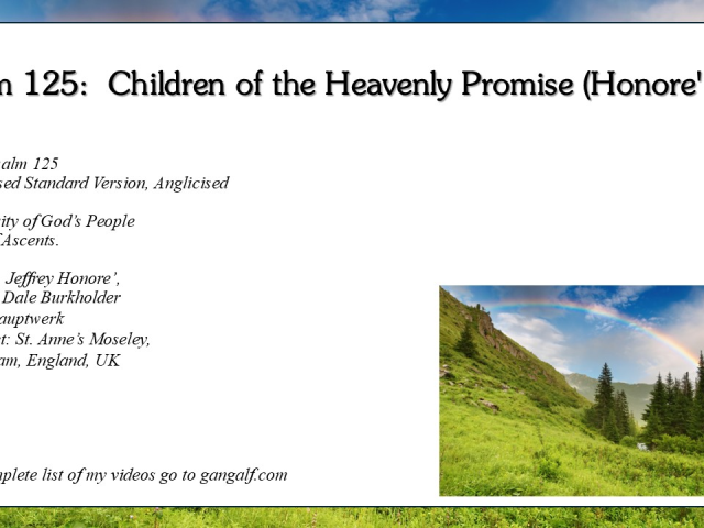 The Psalmist pleads on behalf of those who do good.  INJoy...