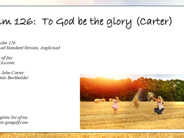 We rejoiced when we returned to God.  INJoy...