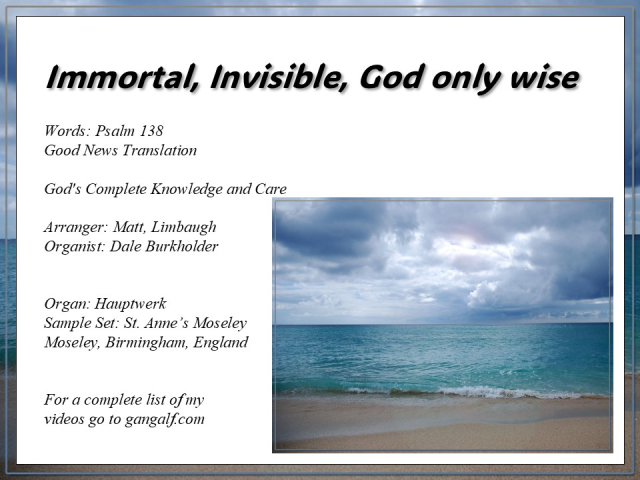 The Psalmist reminds us there is nowhere we can go to escape God's love. INJoy,,,