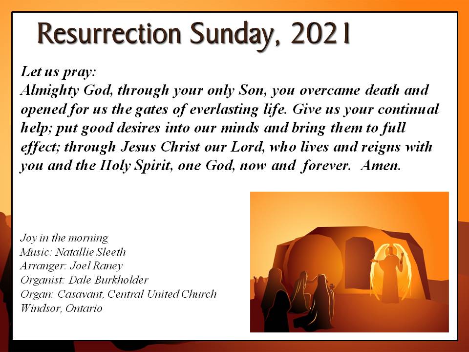 Christ is risen! Alleluia! Today is a glorious day we celebrate the Resurrection of Jesus and the hope of our resurrection. Alleluia God Bless You!