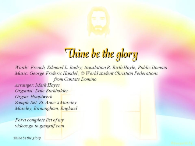 Mark Hayes gives the traditional "Sunday after Easter" hymn a brilliant arrangement including the trumpet fanfares to welcome the Conquering Hero.