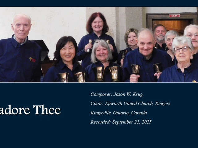 Today we are showing off my friend's Jason W. Krug's arrangement of "Joyful, joyful we adore thee." INJoy...