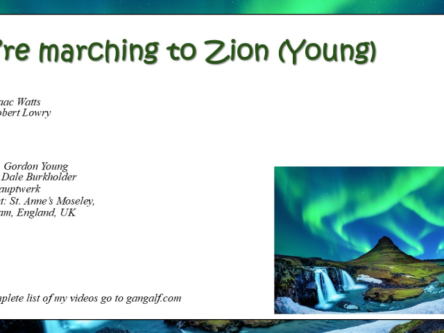 I'm not sure that marching is the correct title for this song.  INJoy...